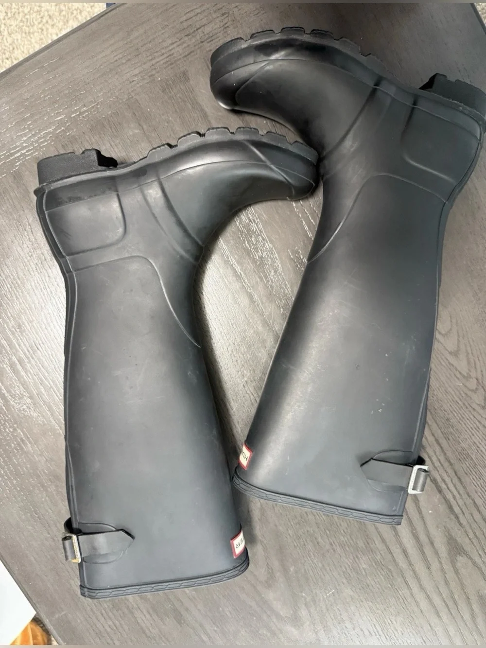 Hunter Original Tall Rain Boots Women US 7 UK 5 EU 38 Black Waterproof